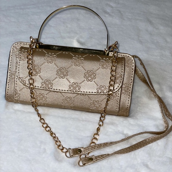 METAL HANDLE SMARTPHONE- FRIENDLY WALLET CROSSBODY - Picture 5 of 9